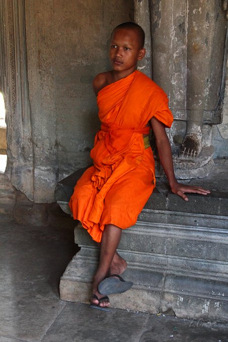 IMG_1428.JPG - junger Buddhistischer Mönch in Ankor